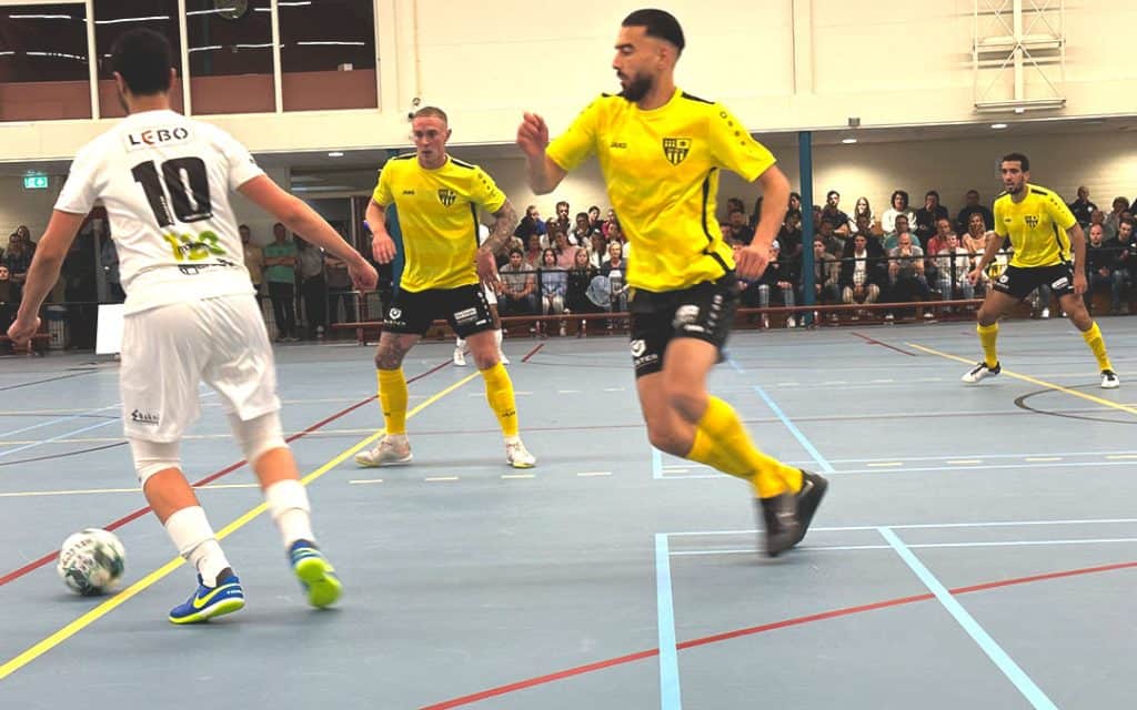 Spelmoment tijdens de wedstrijd