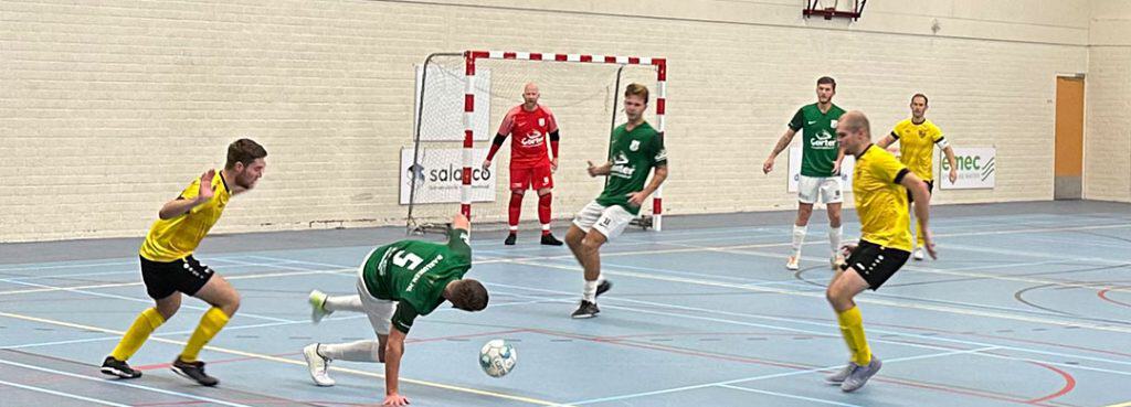 Spelmoment tijdens de wedstrijd